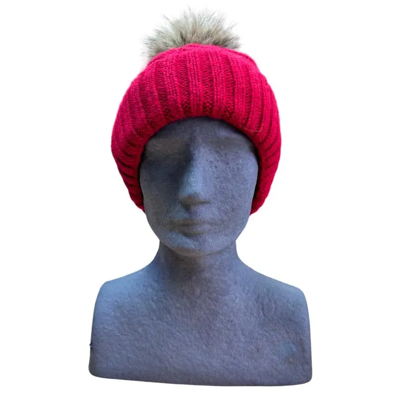 Шапка 1407 с помпоном красный Шапка 1407 с помпоном красный от магазина Супер Спорт