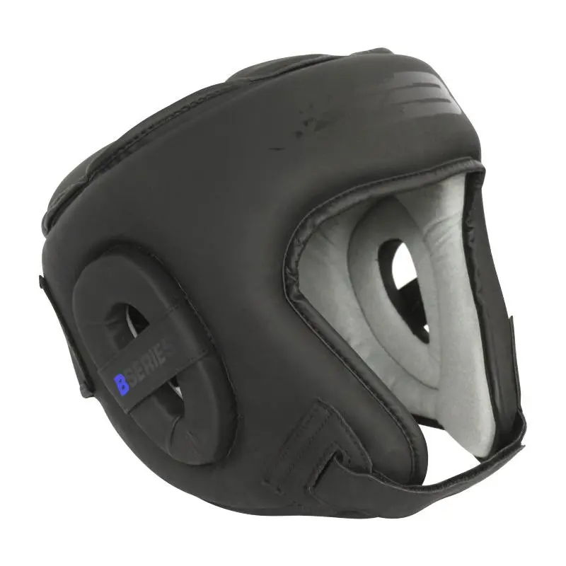 Шлем боксерский BoyBo B-series черно-синий от магазина Супер Спорт